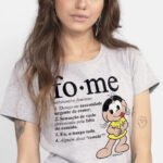 Camiseta Feminina Turma da Mônica Magali Fome