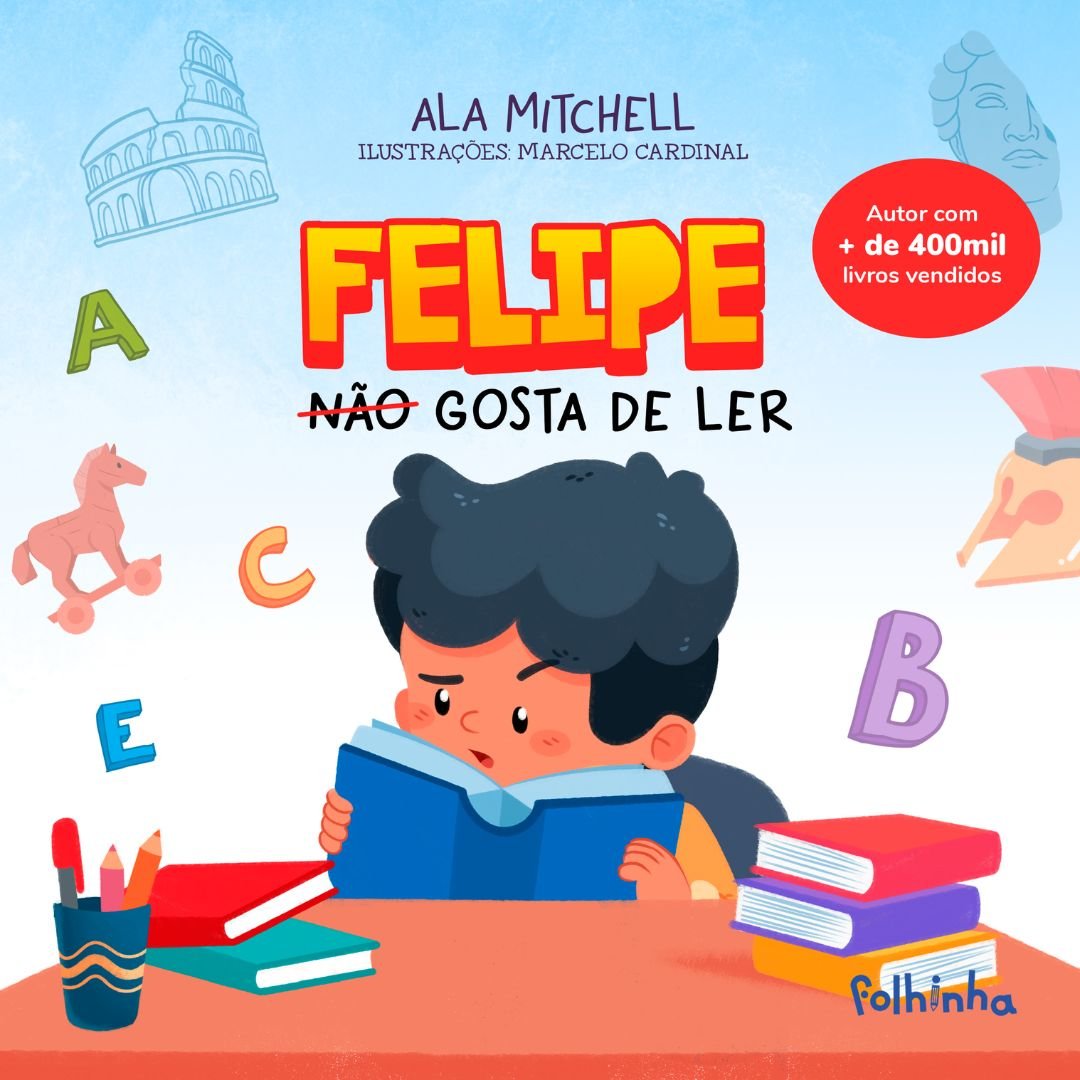 Folinha Espirita- Comprar Felipe não gosta de ler